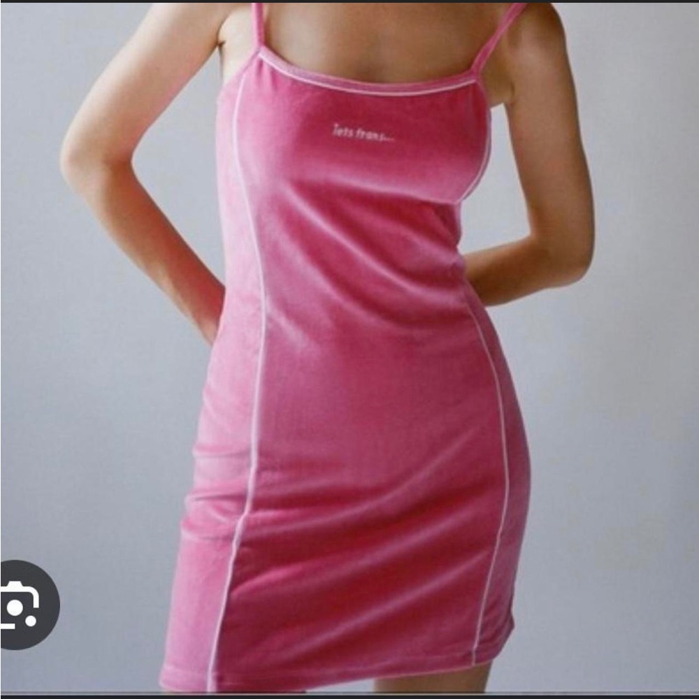 Iets Frans Velour Mini Dress